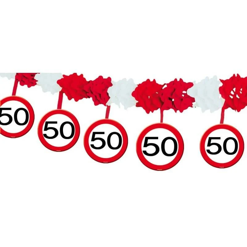 Slinger onderhanger verkeersbord 50