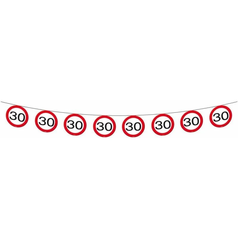 30 Jaar Verkeersbord Slingers