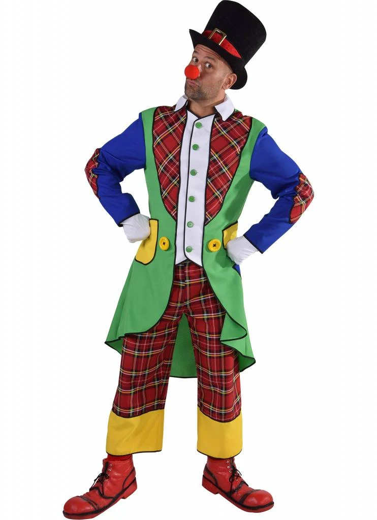 Clownskostuum elite man