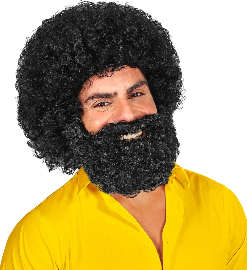 Jerome pruik met baard