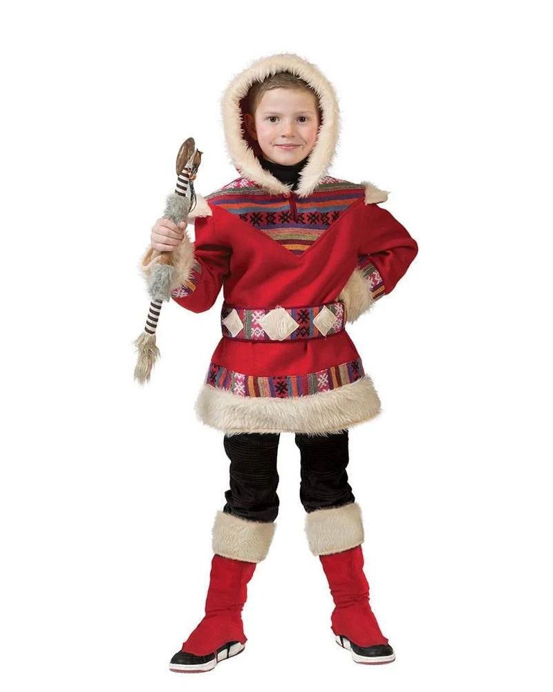 Eskimo pakje kind rood