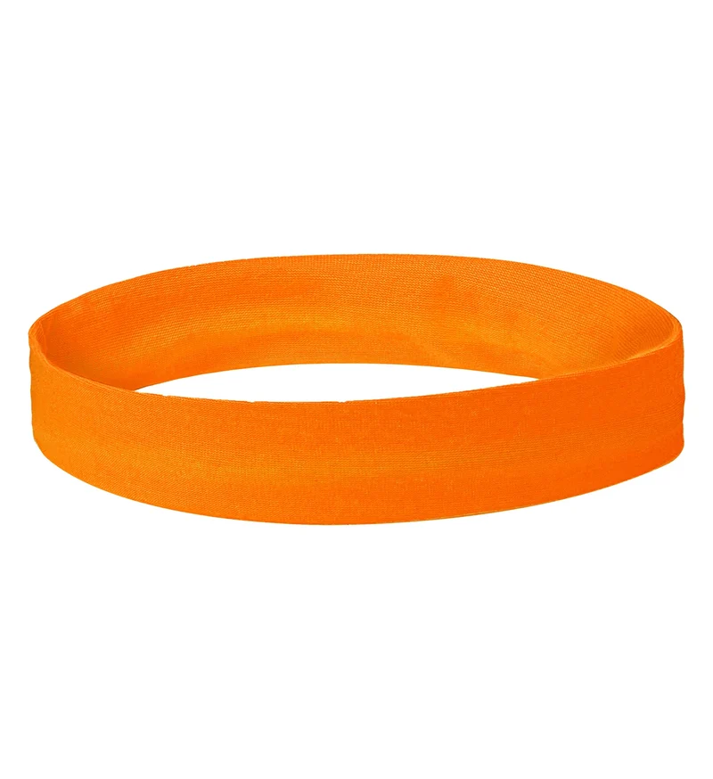 Hoofdband neon oranje
