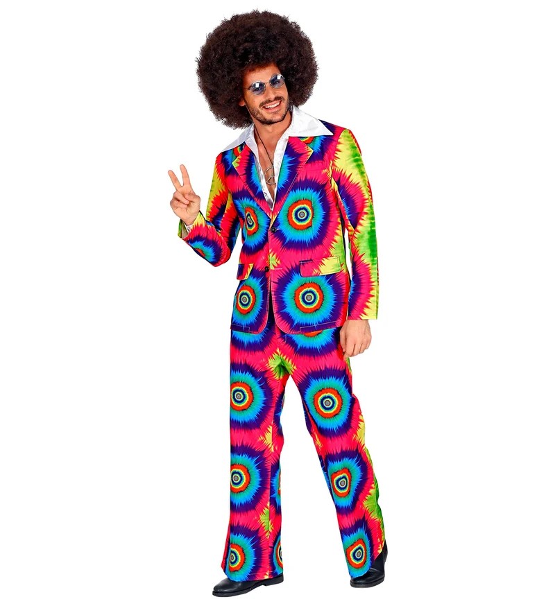 Jaren 70 groovy kostuum kringen
