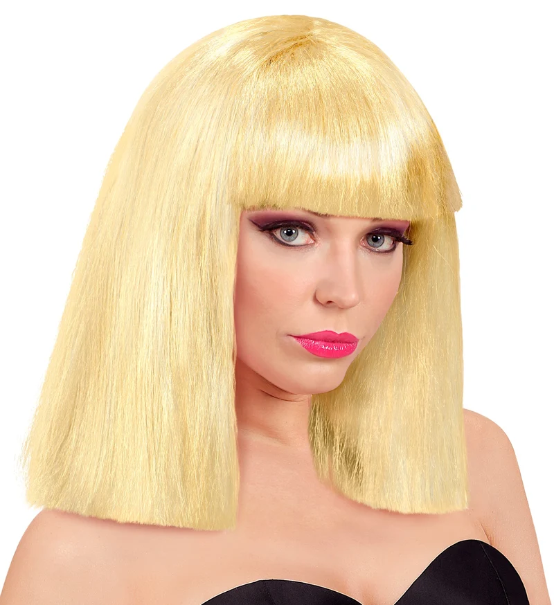Blonde showgirl pruik