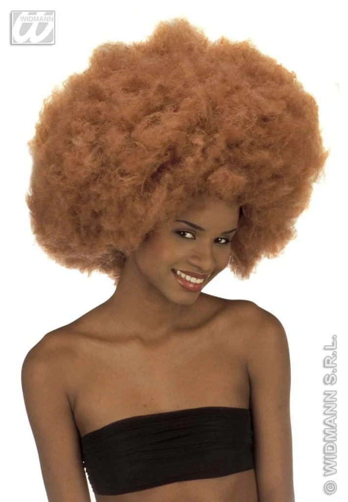 Afro pruik Extreme goudbruin