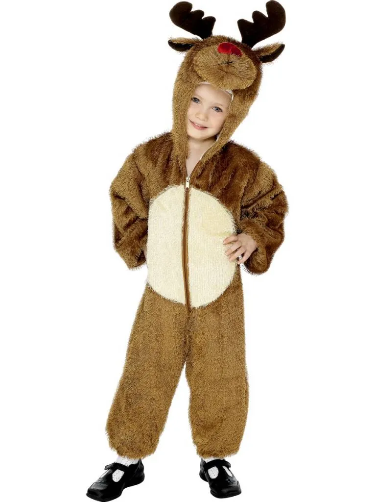 Rendier kinder onesie kostuum