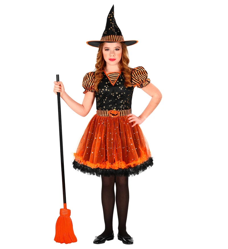 Heksenjurk oranje Witchie