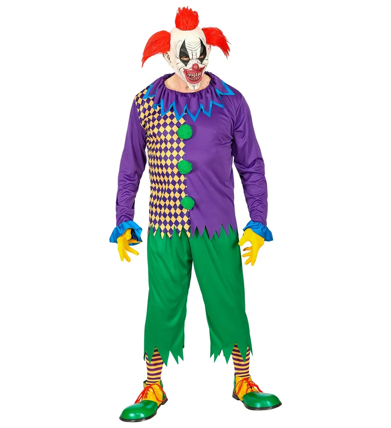 Duivels joker kostuum