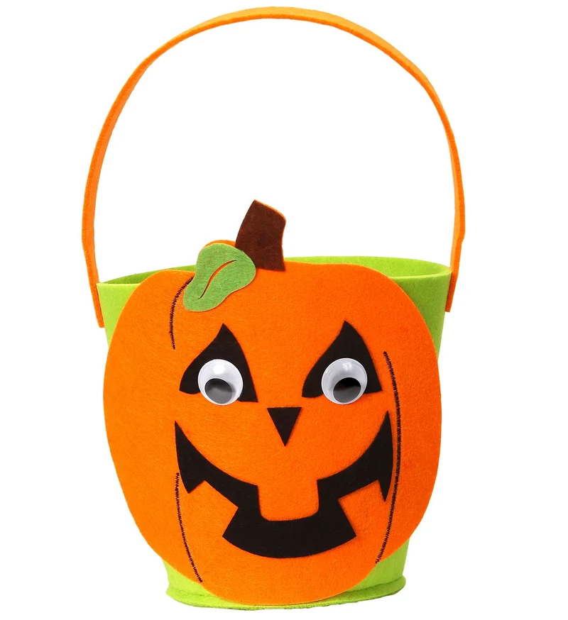 Snoeptasje pompoen emmer halloween