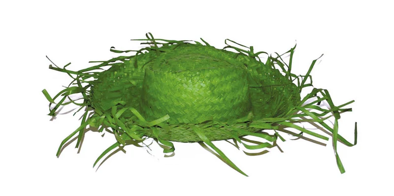 Groene strohoed Aloha