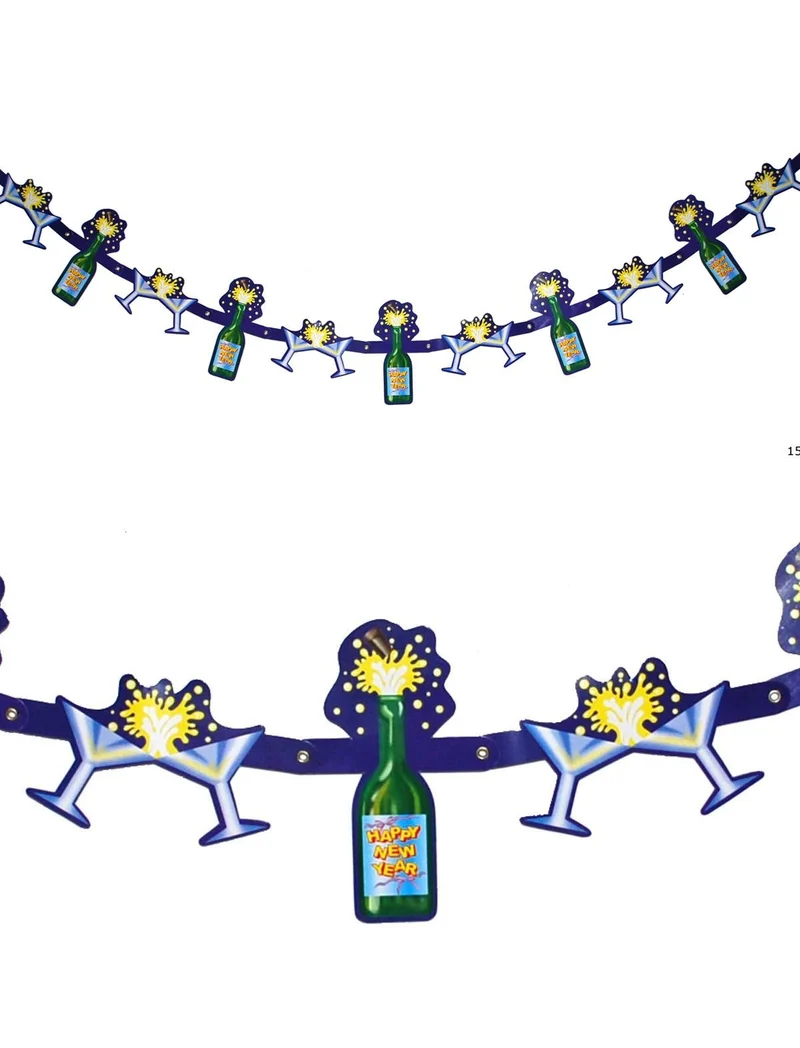 Slinger happy New Year met bubbeldrank