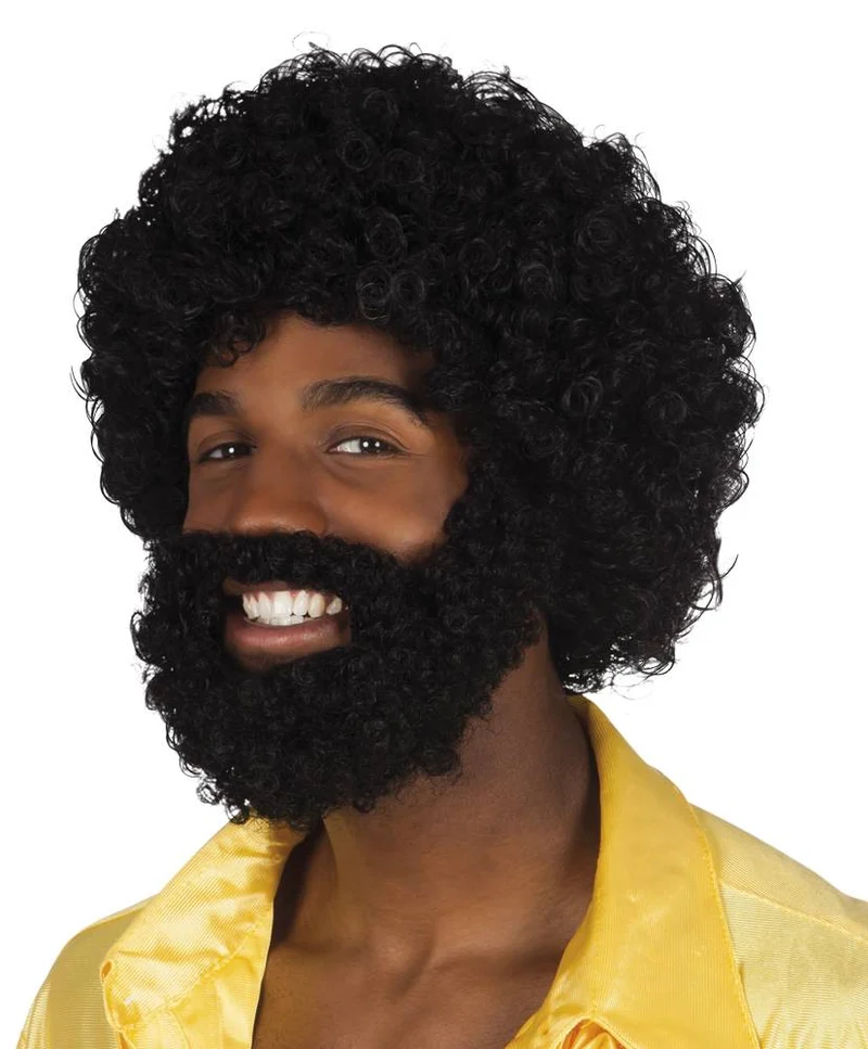 Pruik Rufus met baard