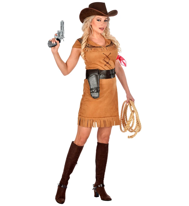Cowgirl kostuum bruin