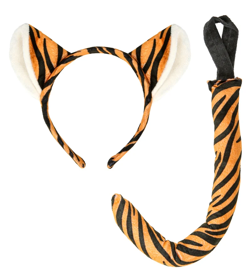 Tijger diadeem met staart