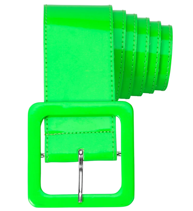 Riem vinyl neon groen