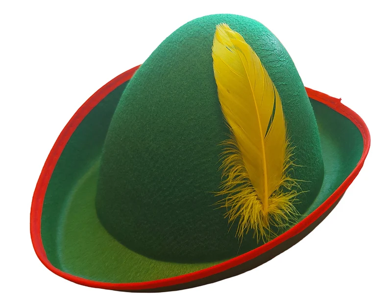 Hoed Tirol vilt + pluim