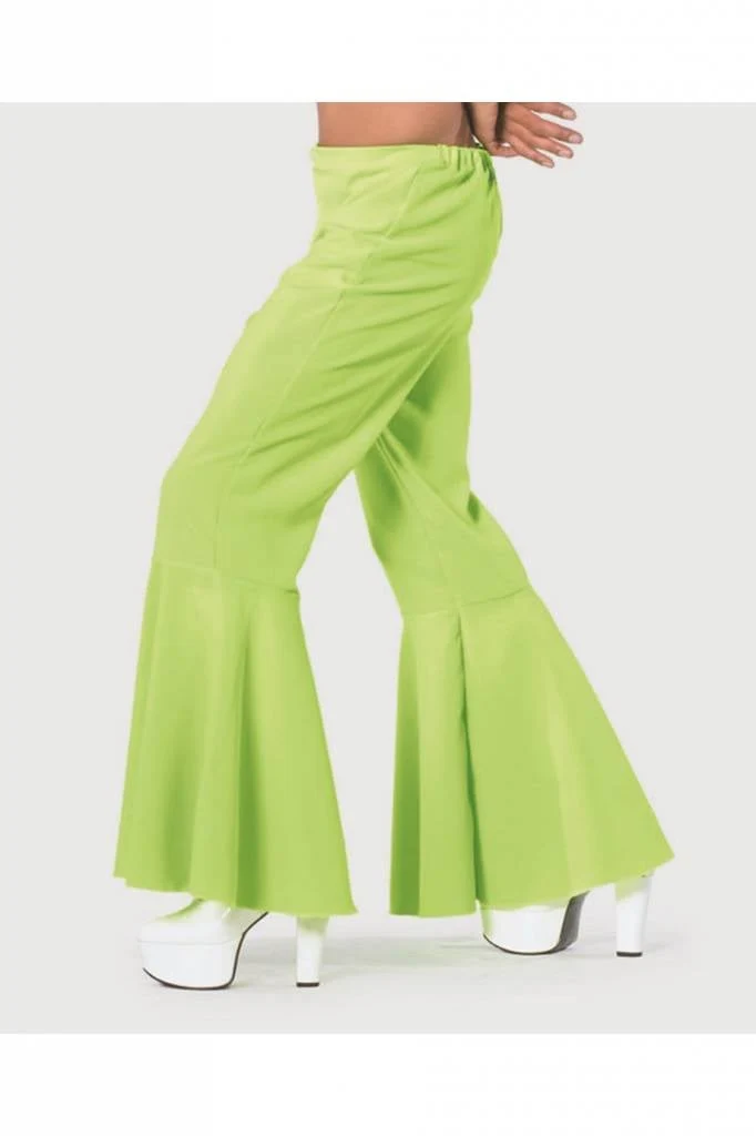 Hippie broek bi-stretch man neon groen