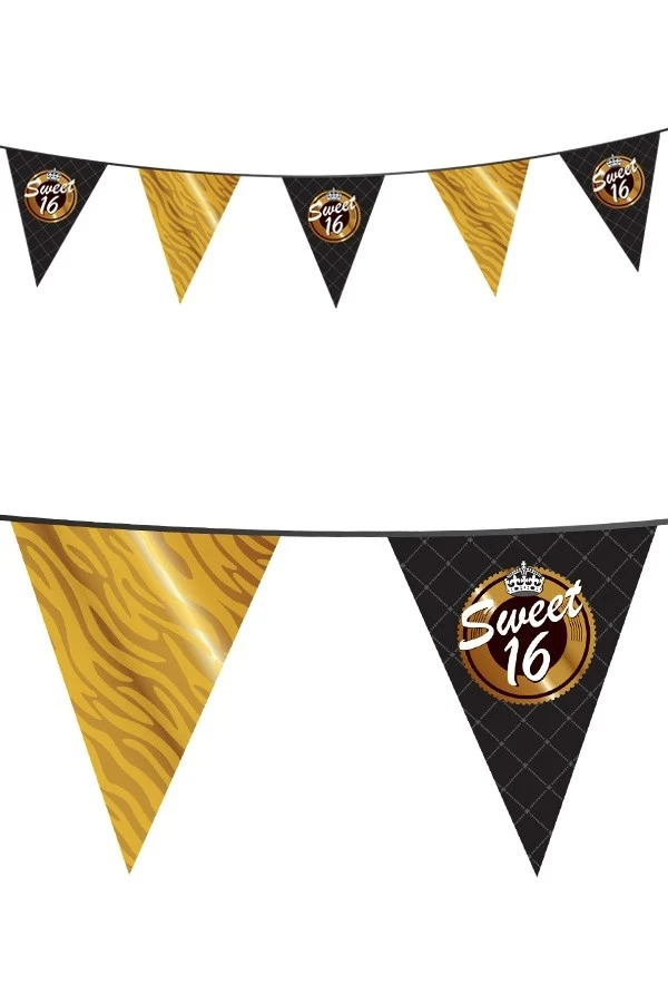 Vlaggenlijn Sweet Sixteen 10 meter