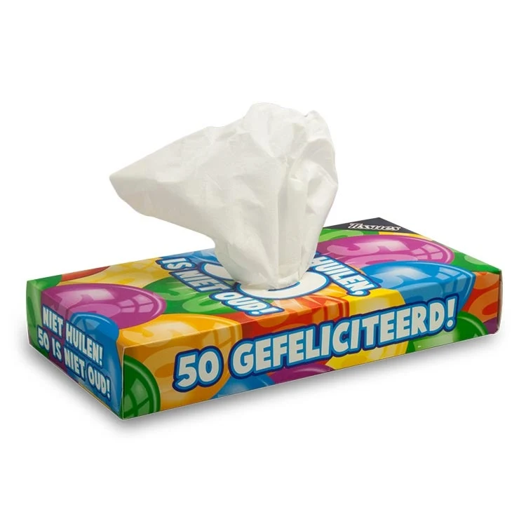 Tissuebox 50 jaar
