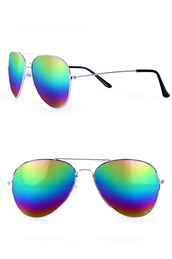 Pilotenbril olie/spiegelglas regenboog