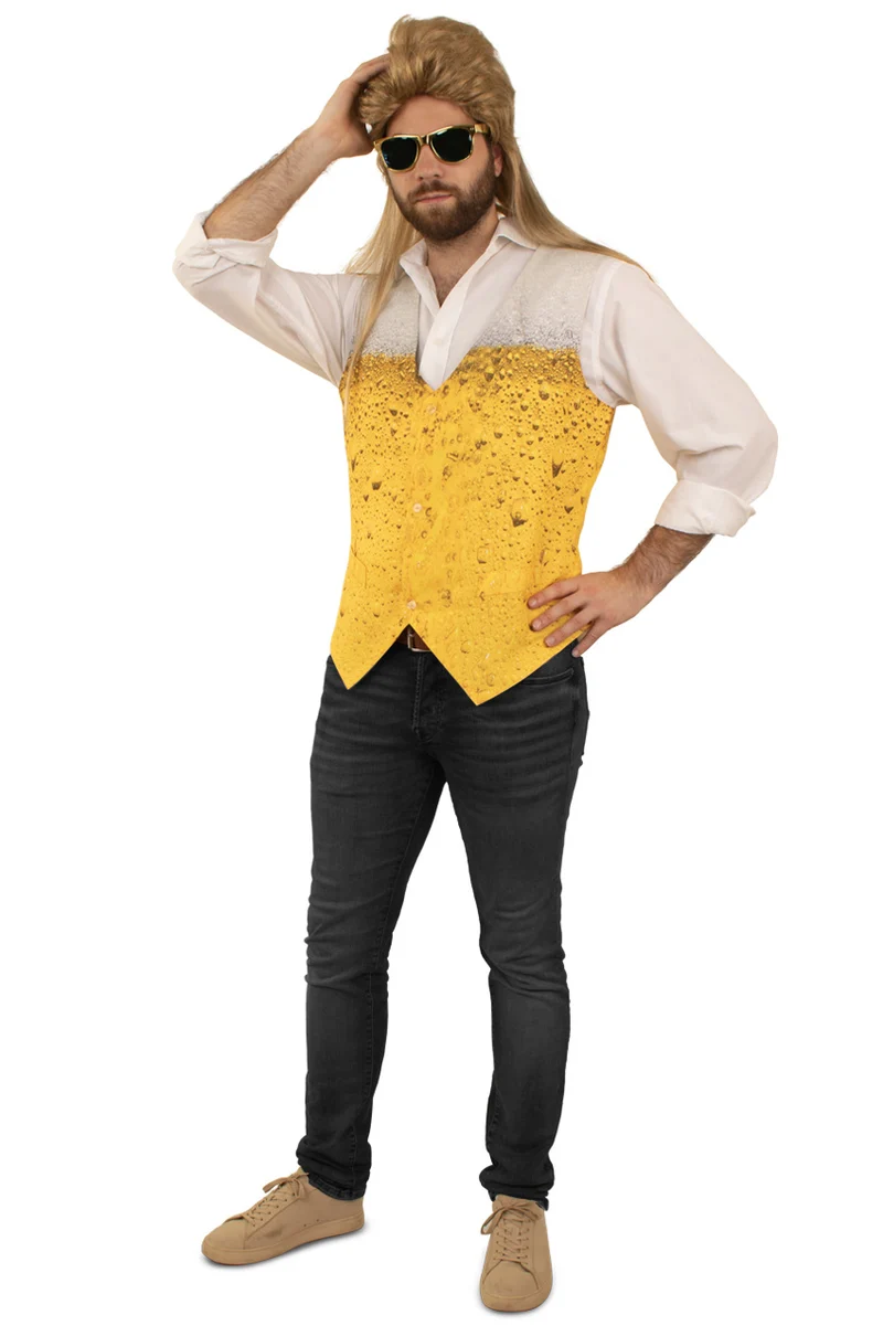 Gilet bier patroon unisex