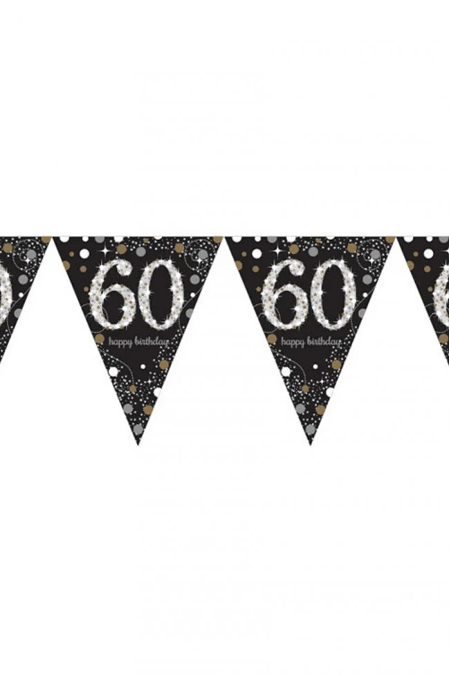 Vlaggenlijn 60 jaar Sparkling gold