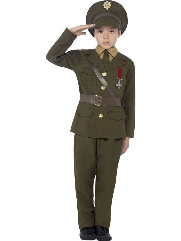 Leger Officier kostuum kind