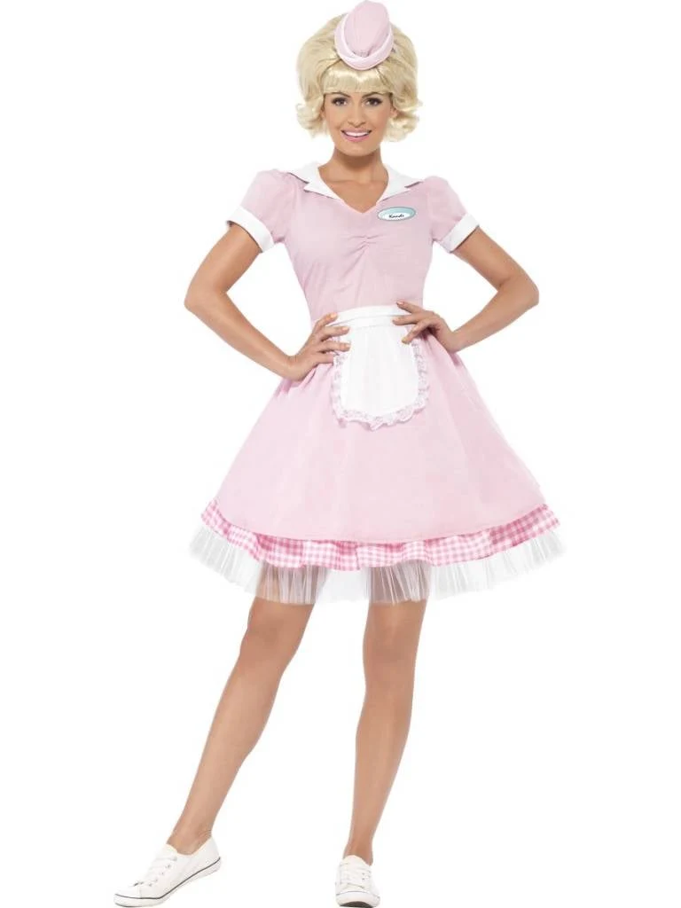 Jaren 50 Diner girl kostuum