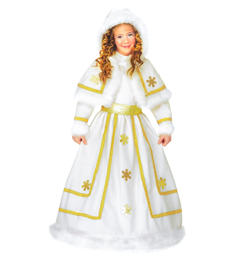 Sneeuw prinsessen jurk kind