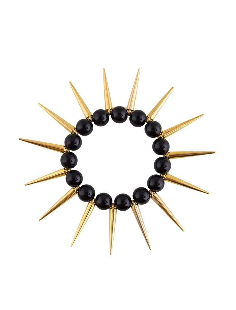 Punk armband met spikes