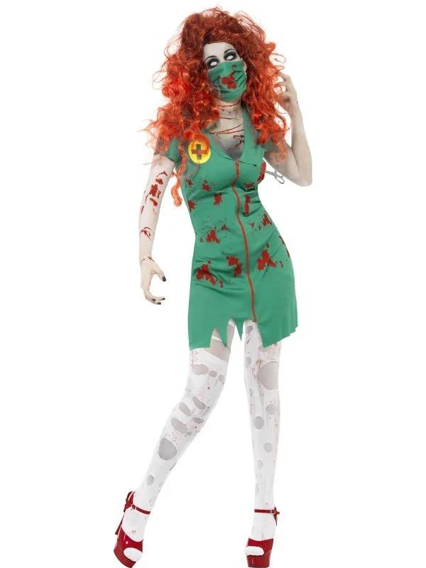 Zombie verpleegster scrub