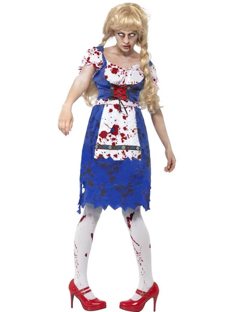 Zombie Bavaria kostuum vrouw