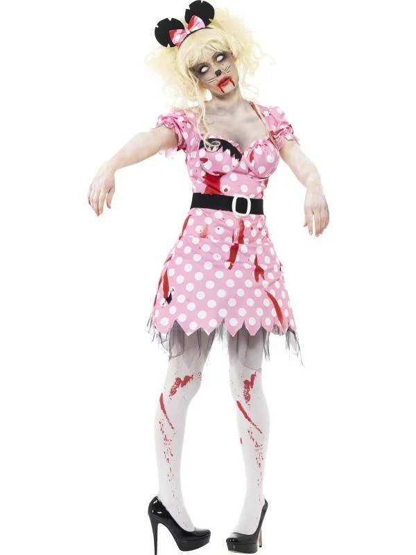 Zombie mini mouse kostuum