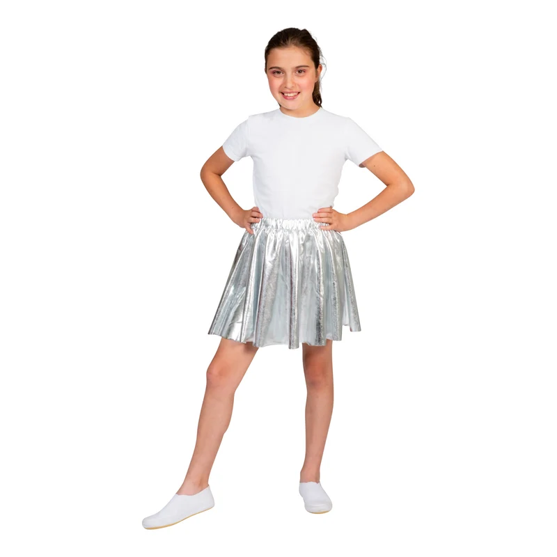 Disco rok Sophie zilver kinderen