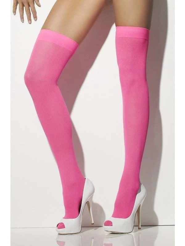 Kousen neon pink