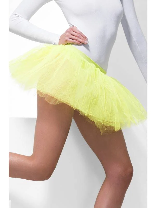 Tutu onderrok neon geel