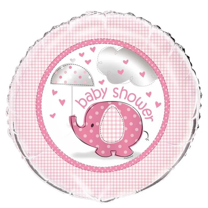 Folie ballon roze olifant