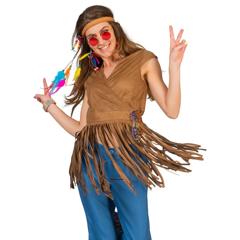 Flower power shirt Evi dames