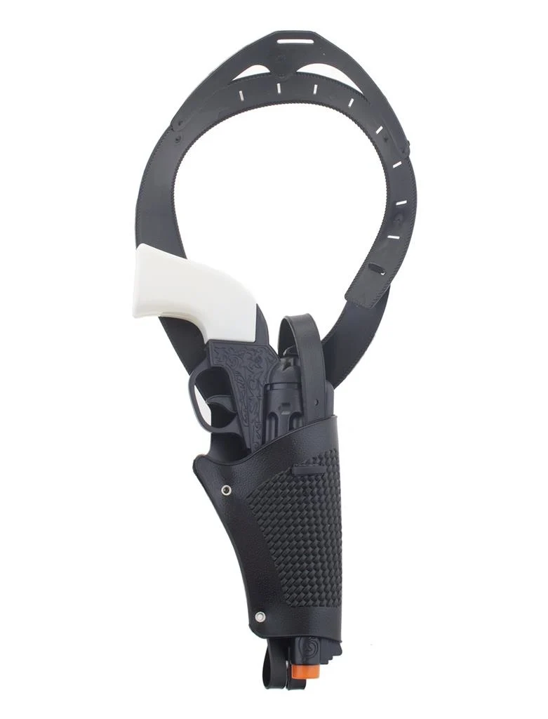 Schouderholster met pistool kind zwart