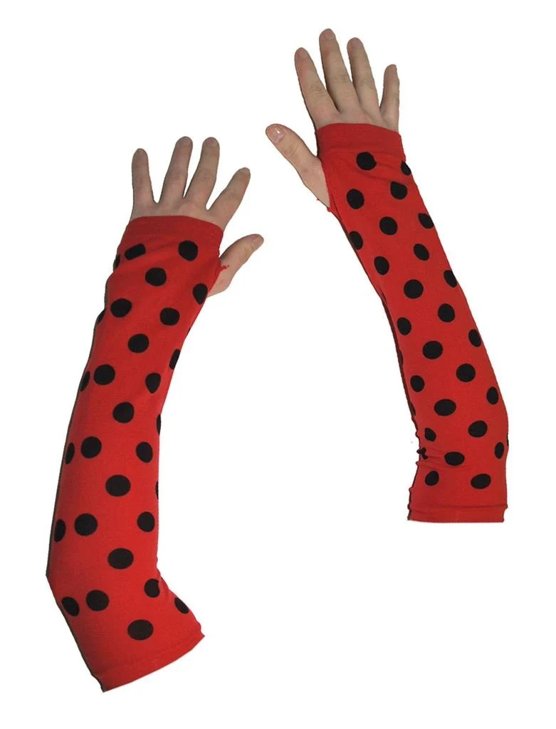 Vingerloze handschoenen lieveheersbeestje