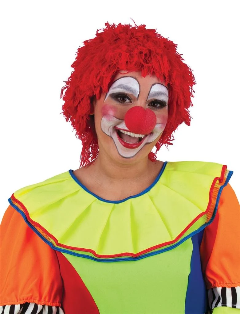 Clownspruik Jimmy rood