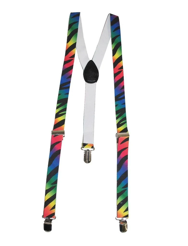 Bretellen regenboog kleuren