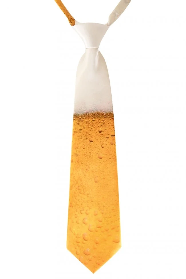 Stropdas bier print