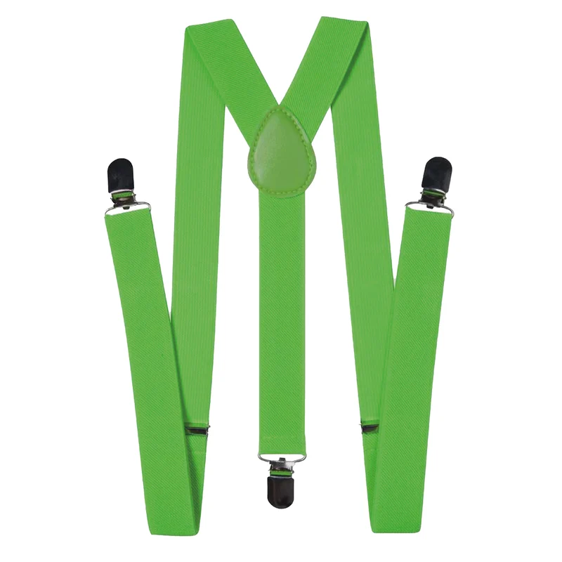 Bretellen fluor groen