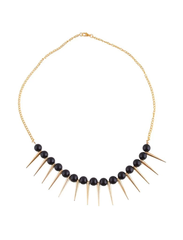 Punk halsketting met spikes