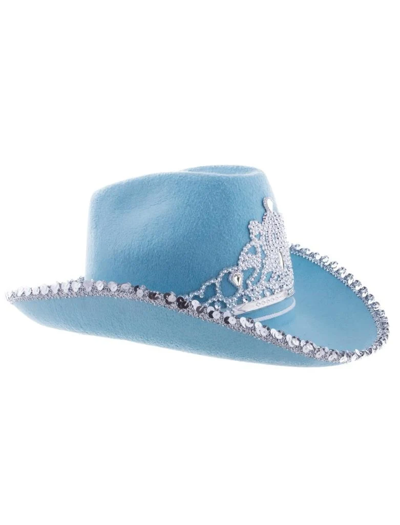 Cowboyhoed met kroon diverse kleuren