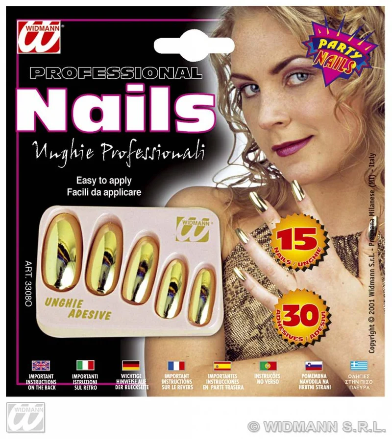 Nagels goud metalic