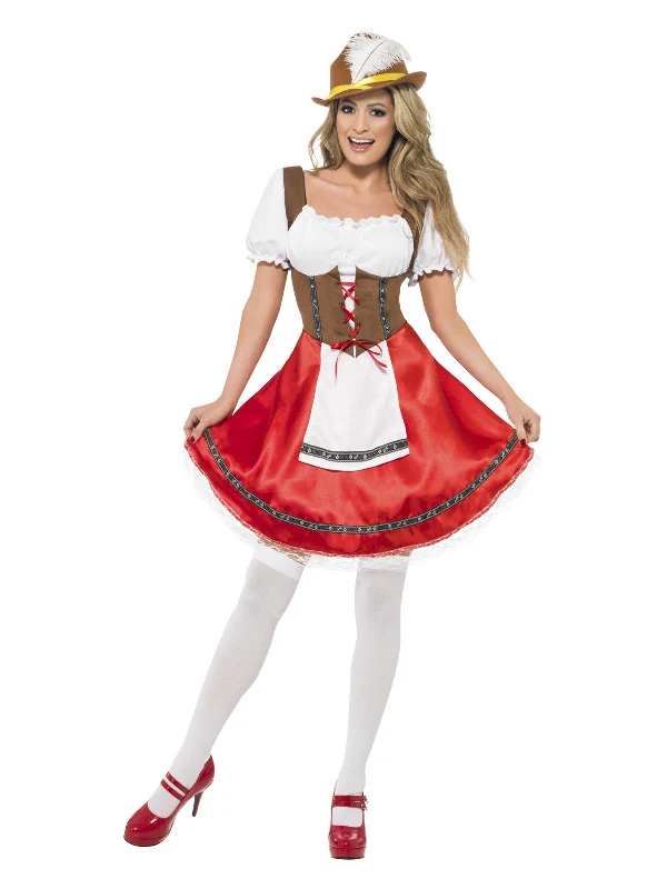 Oktoberfest jurk vrouw rood