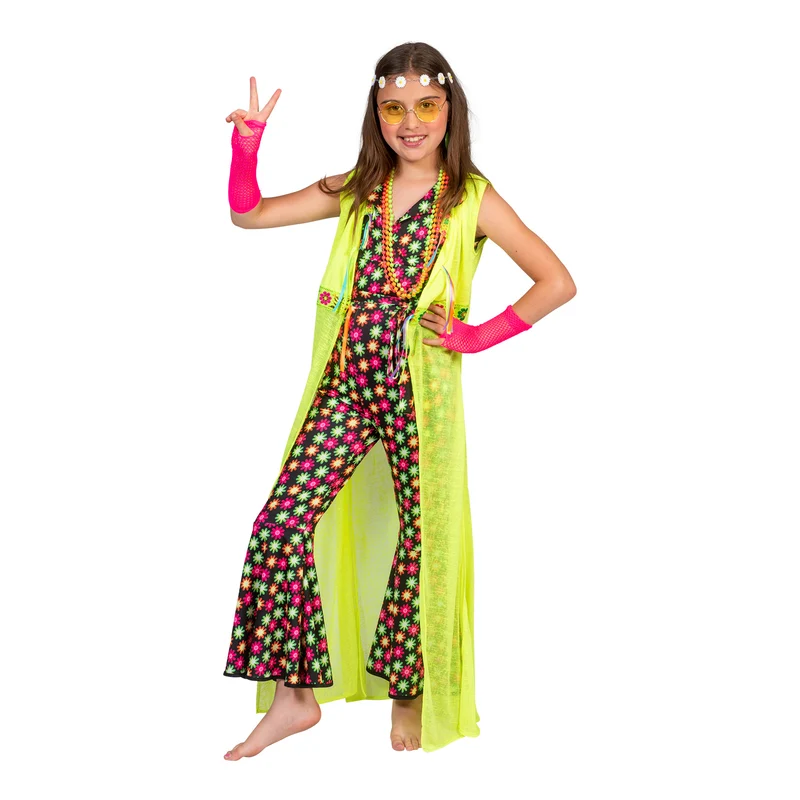Groen hippie vest Nina meisje