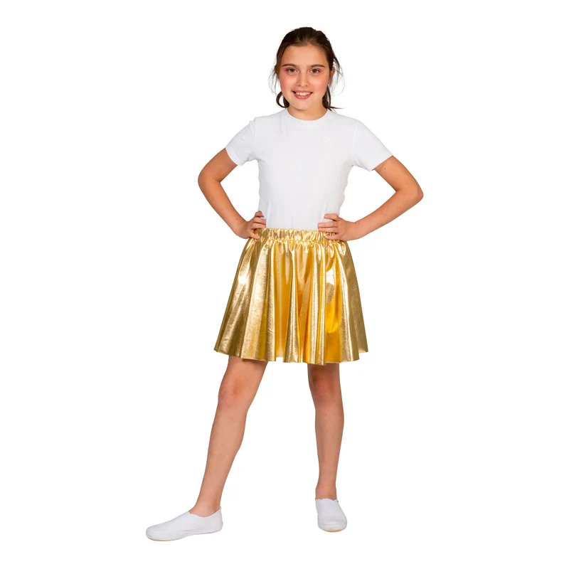 Disco rok Sophie goud kinderen